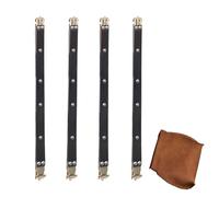 Lot de 4 cadres flexibles internes en métal, 25 x 1,4 cm, fermoir hexagonal à charnière pour sac à main, sacs à main, sacs à bandoulière, couture, tapis