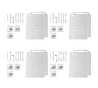 Lot de 4 cages pour disque dur 3,5" - 8 x 3,5 - Pour disque dur - Boîtier DIY - Pour minage informatique BTC