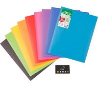 Lot De 4 Cahiers Koverbook Parmi 9 Coloris 24 x 32 140 Pages + 1 Index Adhésif Blumie