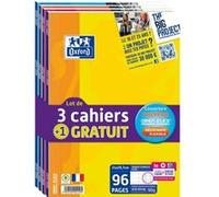 Lot de 4 cahiers Oxford Openflex 21x29,7 cm G