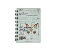 Lot de 4 cahiers rétro minimalistes à spirale B5 pour les devoirs de cet étudiant - Thorn Kingdom