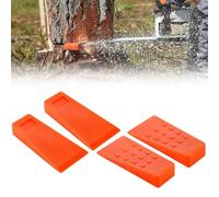 Lot de 4 cales d'abattage en plastique pour tronçonneuse - Coins de fendage de 5,5" pour bois, accessoires de bûcheron - Accessoires forestiers - Accessoires forestiers et cales en plastique pour