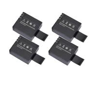 Lot de 4 caméras d'action aériennes compatibles avec la SJCAM SJ4000, HD 4K 30 ips, étanches, Wi-Fi,