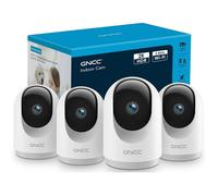 Lot De 4 Caméras Intérieures Wifi 2K 3MP Bébé Animaux 360° PTZ Wifi 2.4/5GHz Vision IR SD/Cloud Audio Bidirectionnel