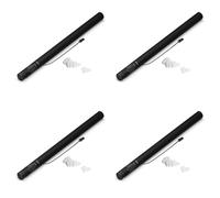 Lot de 4 Canons à Confettis Électriques Blanc Coeur 80 cm - Compatible avec Machine à Confettis, Portée 14m - Idéal pour Soirées & Événements - ZENDA CLUB®