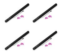 Lot de 4 Canons à Confettis Électriques Rose 80 cm - Compatible avec Machine à Confettis, Portée 14m - Idéal pour Soirées & Événements - ZENDA CLUB®