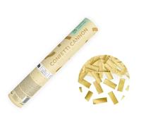 Lot de 4 canons à confettis pour voiture - Doré - 20 cm
