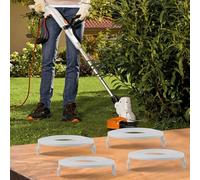 Lot de 4 capuchons de bobine de débroussailleuse compatibles avec FSE52 FSA57 FSA30 et tête de filetage C 3-2, construction en plastique durable pour l'entretien de la pelouse et l'aménagement