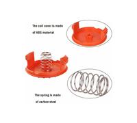 Lot de 4 capuchons de bobine de rechange pour tondeuses Black-Decker modèle RC-100-P VHV