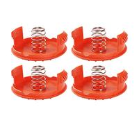 Lot de 4 capuchons de bobine et ressort de rechange RC-100-P pour débroussailleuse Black-Decker GH600 NST2018 CST2000