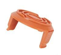 Lot de 4 capuchons de bobine pour débroussailleuse modèles WG150 WG151 WG152 WG153 WG154 avec outil - Design qui protège la ligne et maintient la bobine en place pour les utilisateurs d'entretien de