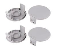 Lot de 4 capuchons de bobine pour débroussailleuse Ryobi One+ AC14RL3A - 75×33 mm, gris