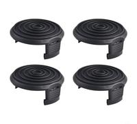 Lot de 4 capuchons de bobine pour Worx WG168 WG184 WG191, pièce de rechange WA0037 pour coupe-bordure, matériau ABS robuste, montage sans outil, changement rapide du fil pour l'entretien du jardin