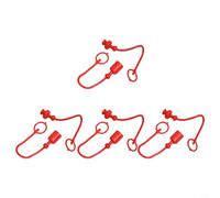 Lot de 4 capuchons de protection en caoutchouc pour raccords hydrauliques ISO 7241-A pour raccords mâles et femelles de /4", 3/8", /2", 3/4" et "mâle et femelle" - Rouge