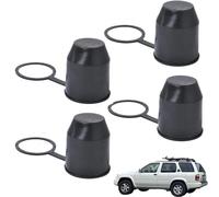Lot de 4 capuchons de protection pour barre de remorquage, protection de boule de remorquage avec crochet, housse de boule d'attelage de remorque, accessoires de remorque de véhicule récréatif