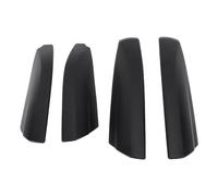 Lot de 4 Capuchons de Protection pour Barres de Toit, en Plastique, durables et élégants, pour Highlander 2007 à 2013 (Noir Mat)