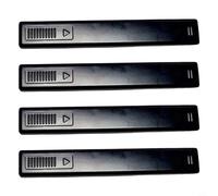 Lot de 4 capuchons de protection pour barres de toit Suzuki pour Swift à partir de 2010, Moulding Clip Cover noir en plastique ABS de rechange OEM 78132-68L01 pour trous de support Moulding Clip Cover