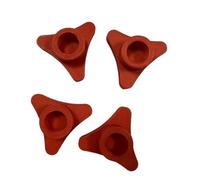 Lot de 4 capuchons de protection pour tube de calfeutrage - Couleur vive - Facile à identifier et à utiliser