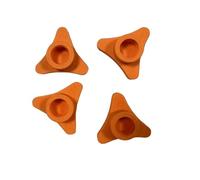 Lot de 4 capuchons de protection pour tube de calfeutrage - Couleur vive - Facile à identifier et à utiliser
