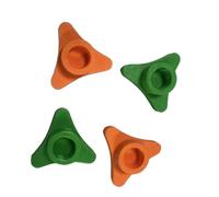 Lot de 4 capuchons de protection pour tube de calfeutrage - Couleur vive - Facile à identifier et à utiliser