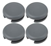 Lot De 4 Capuchons De Stick Analogique Circle Pad De Remplacement Compatible Avec Nintendo 3Ds 2Ds 3Ds Xl 2Ds Xl Ll Gris Foncé