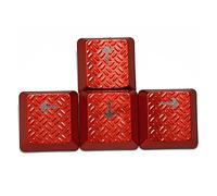 Lot de 4 capuchons de touches de jeu en ABS durable - Profil OEM antidérapant - Translucide pour touches G913 G915 G813 G815 Texture Keycaps