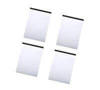Lot de 4 carnets de notes colorés au format lettre, 50 feuilles chacun, pour planification créative et notes quotidiennes, carnets d'écriture en papier tendance pour étudiants, efficacité du travail