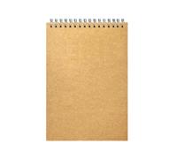 Lot de 4 carnets de poche rétro en cuir de vachette à spirales Format A5