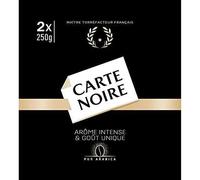 LOT DE 4 - CARTE NOIRE - Café moulu Pur Arabica - pack de 2 paquets de 250 g