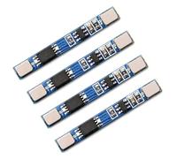 Lot de 4 cartes de circuit imprimé 1S 3,7 V 18650 Lithiums pour batteries LiBatteries 18650 - Module de charge longue durée