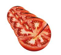 Lot de 4 cartes de désodorisants de voiture en forme de tranche de tomate, cadeaux personnalisés pour homme et femme, tablettes d'aromathérapie à suspendre, cartes parfumées pour armoire, salle de