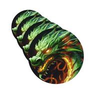 Lot de 4 cartes de désodorisants de voiture motif dragon chinois - Cadeau personnalisé pour homme et femme - Tablettes d'aromathérapie à suspendre - Cartes parfumées pour armoire de salle de bain