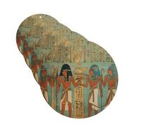 Lot de 4 cartes de désodorisants de voiture « Women in ancient egypt » - Cadeau personnalisé pour homme et femme - Tablettes d'aromathérapie - Cartes parfumées à suspendre pour armoire de salle de
