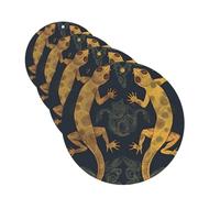 Lot de 4 cartes de désodorisants Gecko Lizards pour voiture, cadeaux personnalisés pour homme et femme, tablettes d'aromathérapie, cartes parfumées à suspendre pour armoire, salle de bain