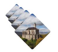 Lot de 4 cartes de désodorisants pour voiture Monuments historiques d'Arménie - Cadeau personnalisé pour homme et femme - Tablettes d'aromathérapie - Cartes parfumées à suspendre pour armoire de salle