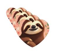 Lot de 4 cartes de désodorisants pour voiture « You Are Awesome Sloth » - Cadeau personnalisé pour homme et femme - Tablettes d'aromathérapie - Cartes parfumées à suspendre pour armoire de salle de