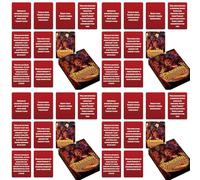 Lot de 4 Cartes de Jeu à Boire - 50 Cartes à Remords & Chaos pour étudiants, Voyages, soirées de Jeu et pré-Boissons