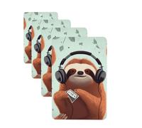 Lot de 4 cartes désodorisantes amusantes pour voiture - Pour homme et femme - Accessoires de voiture mignons - Longue durée - Diffuseur de parfum à suspendre - Tablettes d'aromathérapie pour voiture