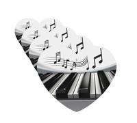 Lot de 4 cartes désodorisantes de voiture avec symbole de musique de piano pour homme et femme - Accessoires de voiture mignons - Diffuseur de parfum durable à suspendre - Tablettes d'aromathérapie