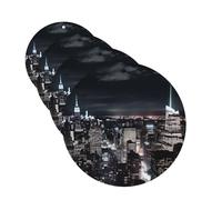 Lot de 4 cartes désodorisantes de voiture New York pour homme et femme - Accessoires de voiture mignons - Diffuseur de parfum durable à suspendre - Tablettes d'aromathérapie pour voiture