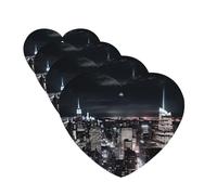 Lot de 4 cartes désodorisantes de voiture New York pour homme et femme - Accessoires de voiture mignons - Diffuseur de parfum durable à suspendre - Tablettes d'aromathérapie pour voiture