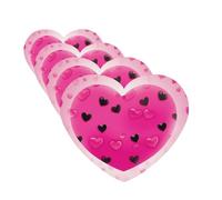 Lot de 4 cartes désodorisantes en forme de cœur rose pour homme et femme - Accessoires de voiture mignons - Diffuseur de parfum durable à suspendre - Tablettes d'aromathérapie pour voiture