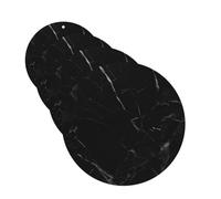 Lot de 4 cartes désodorisantes en marbre noir pour homme et femme - Accessoires de voiture mignons - Diffuseur de parfum durable à suspendre - Tablettes d'aromathérapie pour voiture