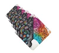 Lot de 4 cartes désodorisantes pour voiture cerveau gauche et droit pour homme et femme - Accessoires de voiture mignons - Diffuseur de parfum durable à suspendre - Tablettes d'aromathérapie pour
