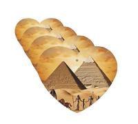 Lot de 4 cartes désodorisantes pour voiture de l'Égypte ancienne - Cartes parfumées à suspendre - Tablettes d'aromathérapie personnalisées - Cadeau pour homme et femme - Parfum lavande