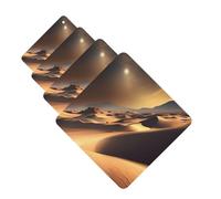 Lot de 4 cartes désodorisantes pour voiture du désert du Sahara - Cartes parfumées à suspendre - Tablettes d'aromathérapie personnalisées - Cadeaux pour homme et femme - Parfum lavande
