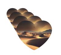 Lot de 4 cartes désodorisantes pour voiture du désert du Sahara - Cartes parfumées à suspendre - Tablettes d'aromathérapie personnalisées - Cadeaux pour homme et femme - Parfum lavande