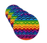 Lot de 4 cartes désodorisantes pour voiture Gay Pride - Motif arc-en-ciel - Longue durée à suspendre - Pour chambre à coucher, armoire, voiture, tablettes d'aromathérapie - Pour homme et femme