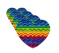 Lot de 4 cartes désodorisantes pour voiture Gay Pride - Motif arc-en-ciel - Longue durée à suspendre - Pour chambre à coucher, armoire, voiture, tablettes d'aromathérapie - Pour homme et femme