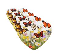 Lot de 4 cartes désodorisantes pour voiture Group of Butterflies à suspendre pour armoire, salle de bain, voiture, aromathérapie, tablettes, rétroviseurs, désodorisants de voiture, longue durée